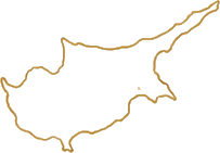 Cyprus outline map
