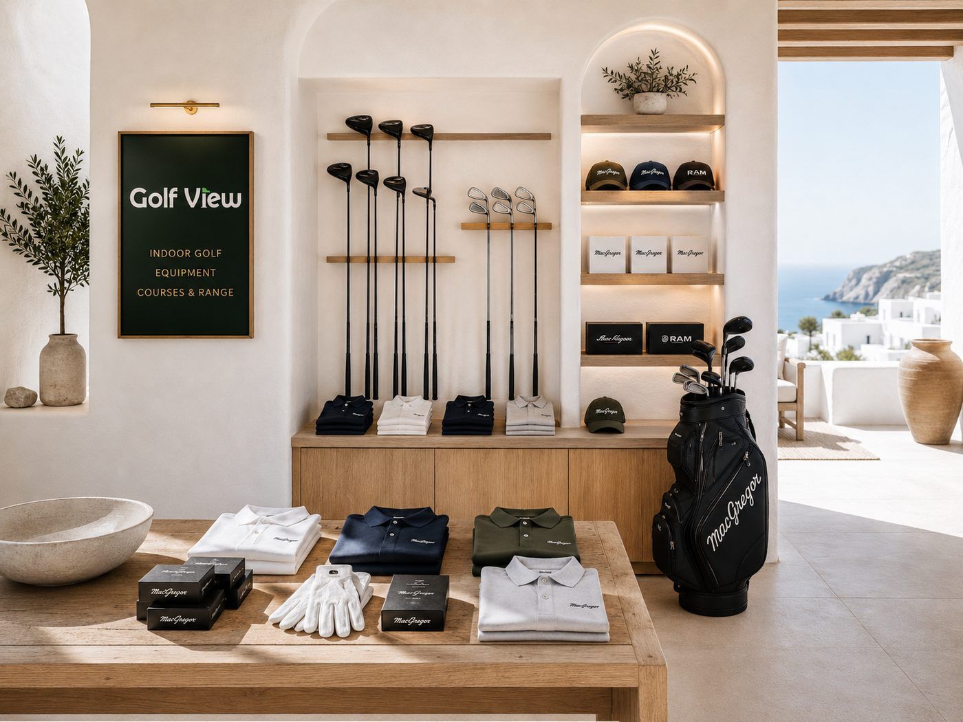 Golf View retail corner concept