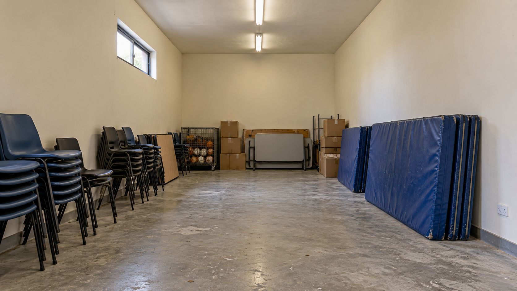 Before — storage room
